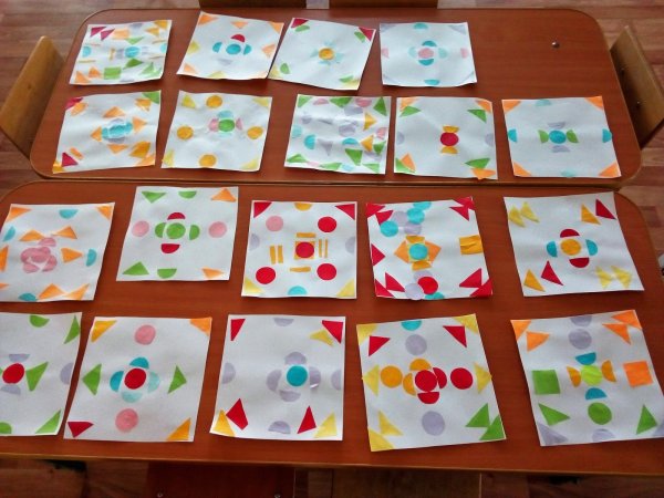 Аппликация в средней группе