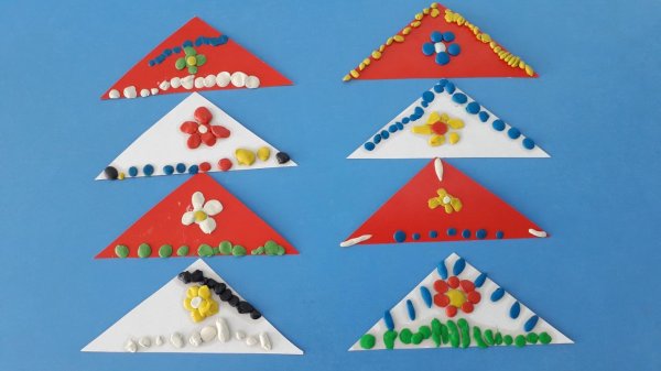 Аппликация в средней группе