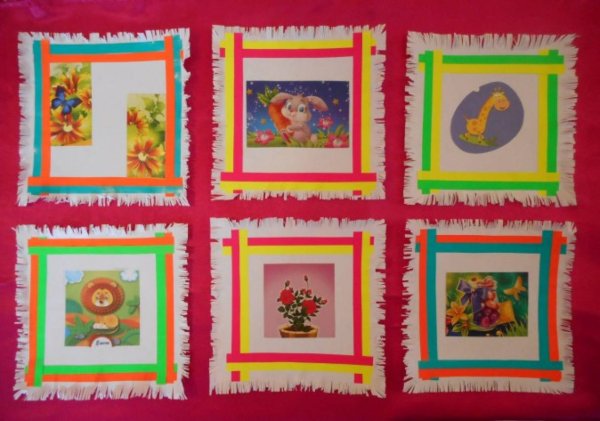 Аппликация украшение платочка в подготовительной группе