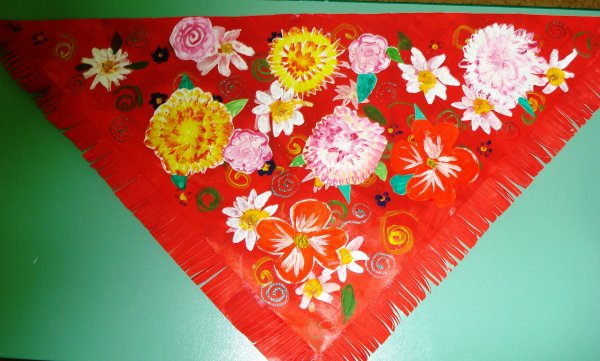 Платок поделка с детьми