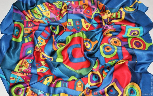 Платок с принтом