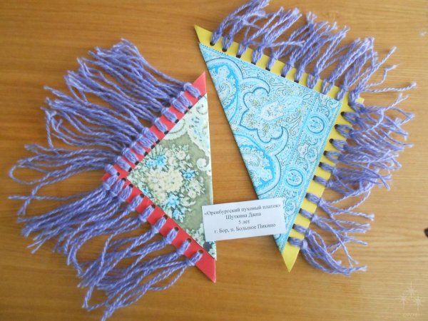 Поделки из бумаги и ниток