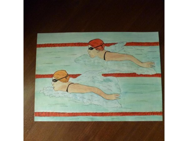 Спорт плавание рисунок