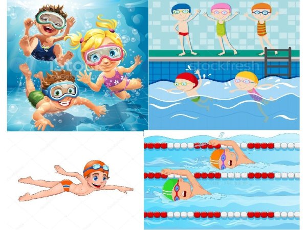 Плавание детские картинки