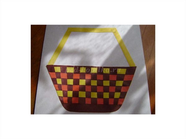 Корзины из бумажных полос
