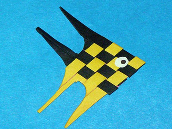 Рыба из бумаги