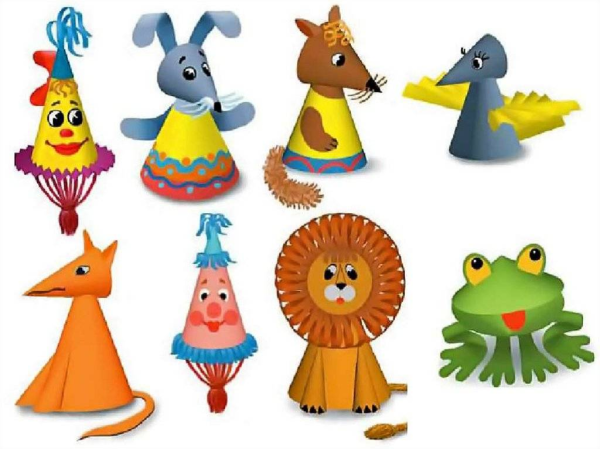 Игрушка конус из бумаги