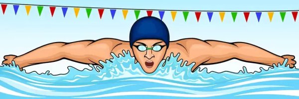 Плавание рисунок