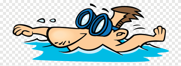 Пловец мультяшка