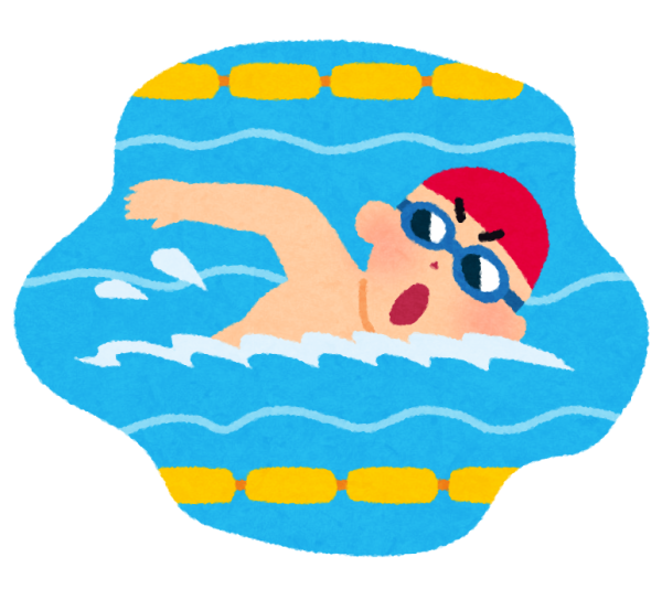 Дети плавают