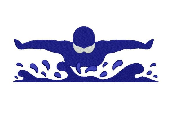 Пловец силуэт