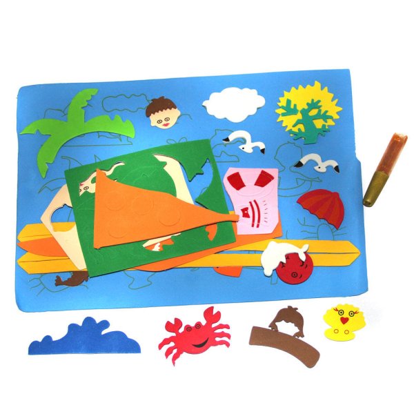 Аппликация качели