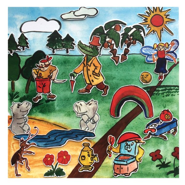 Аппликации по Чуковскому для дошкольников