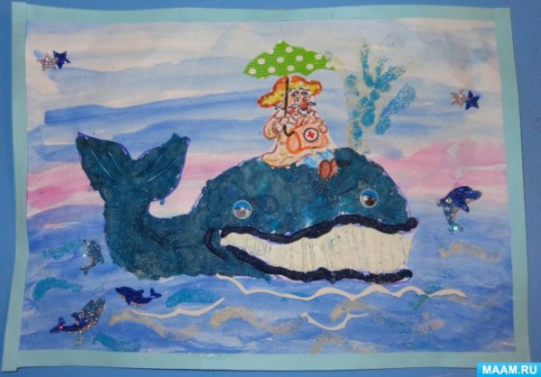 Аппликация по произведениям Чуковского в подготовительной группе