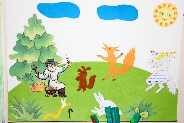 Аппликация к сказкам Чуковского