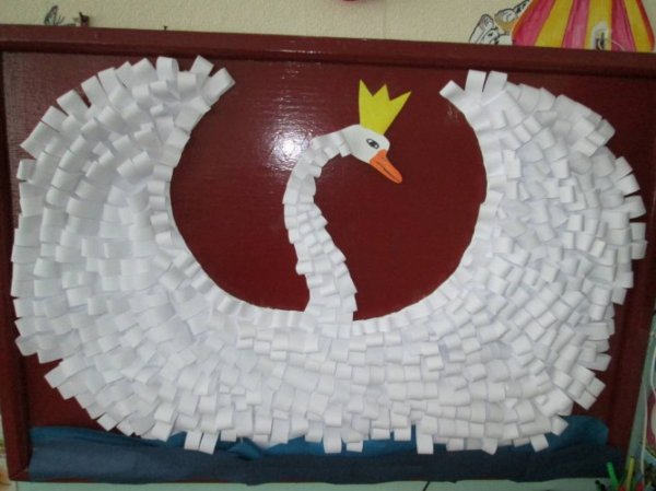 Поделка Царевна лебедь для детского сада