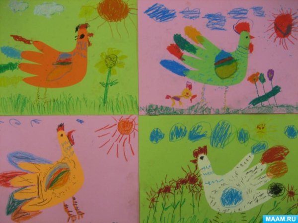 Рисование по Сутееву в старшей группе