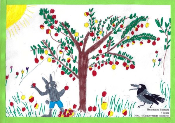 Иллюстрации к сказке мешок яблок Сутеева