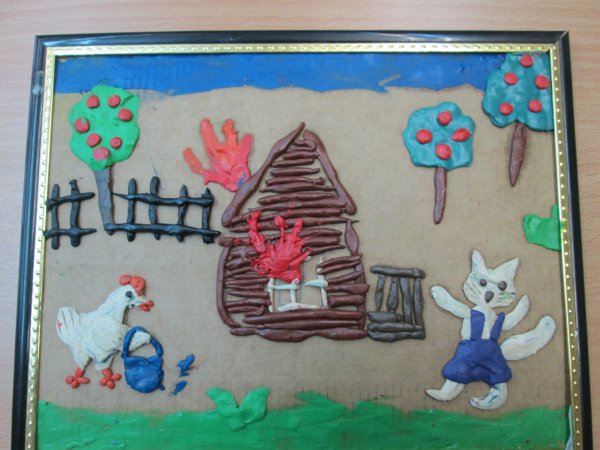 Лепка Кошкин дом