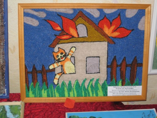 Неопалимая Купина пластилинография