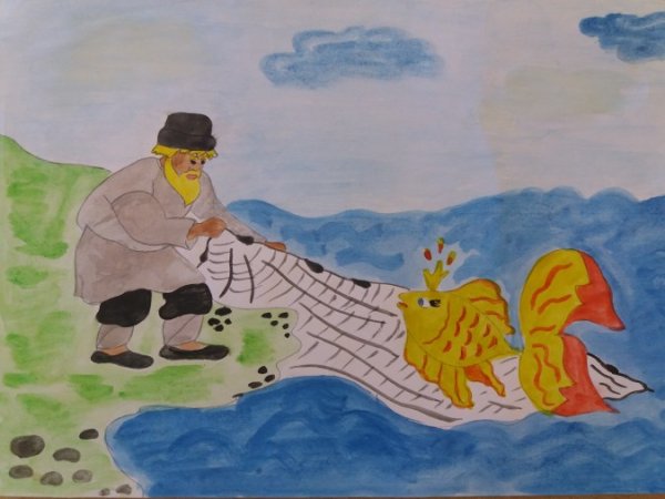 Поделка о рыбаке и рыбке