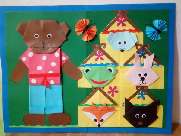 Оригами в старшей группе детского сада