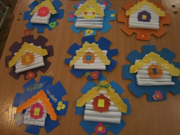 Конструирование избушки