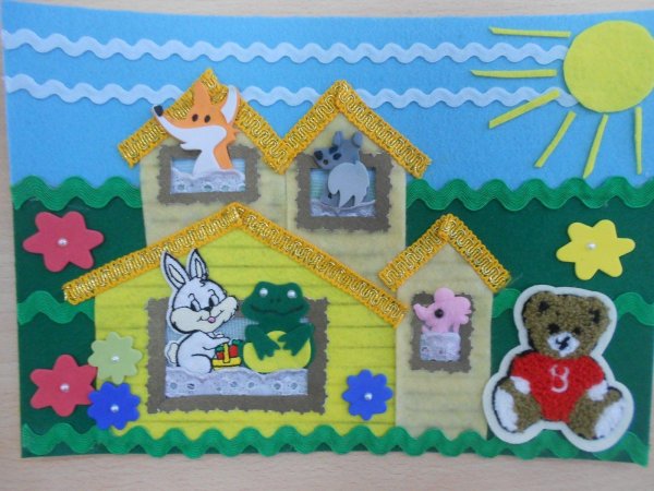 Аппликация "сказки"