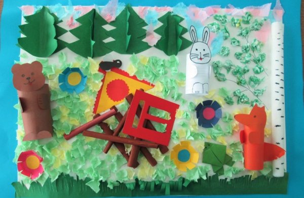 Аппликация по мотивам сказок