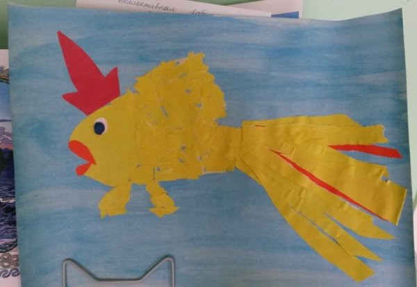 Аппликация по сказкам Пушкина