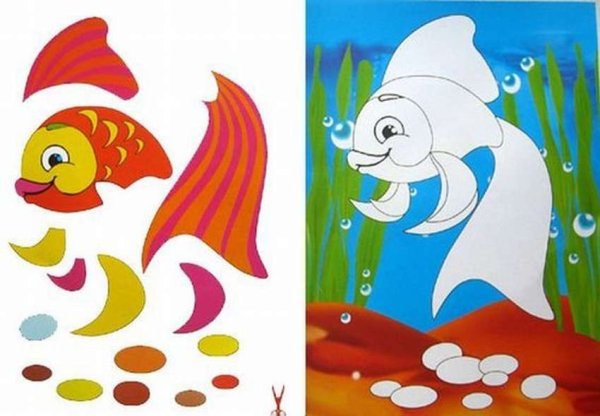 Аппликация для дошкольников