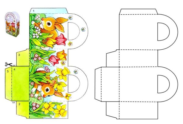 Объемные поделки шаблоны