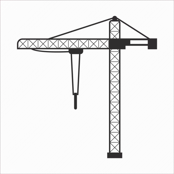 Башенный кран раскраска