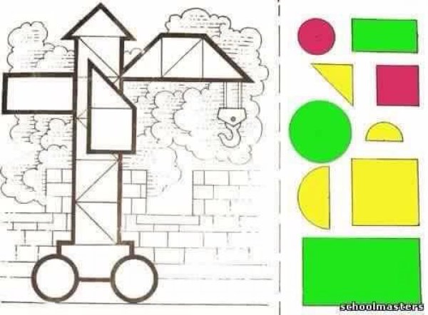 Рисунок из геометрических фигур
