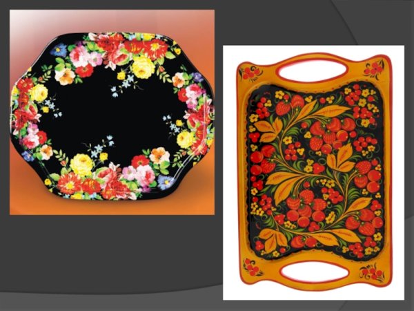 Аппликация поднос