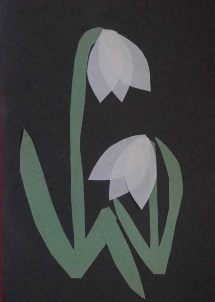 Подснежники из бумаги