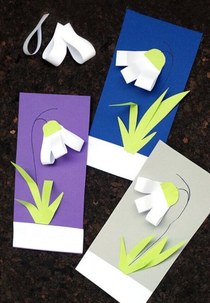 Аппликация Весна