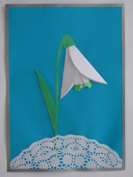 Весенняя аппликация