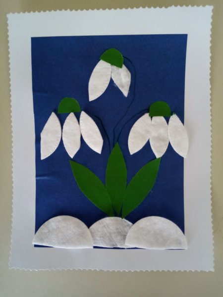 Весенняя аппликация