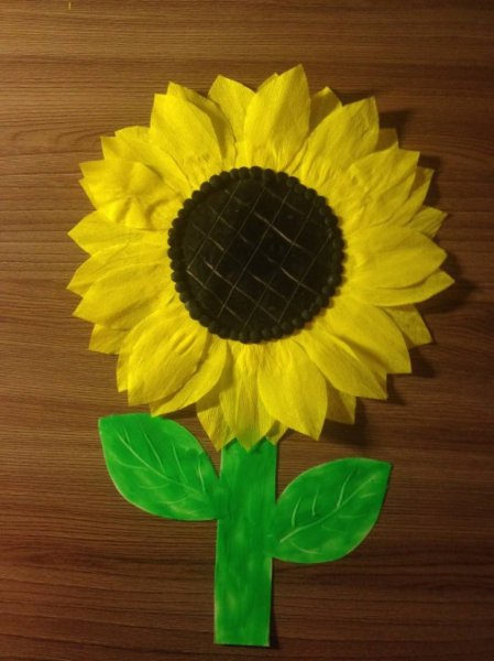 Поделка подсолнух