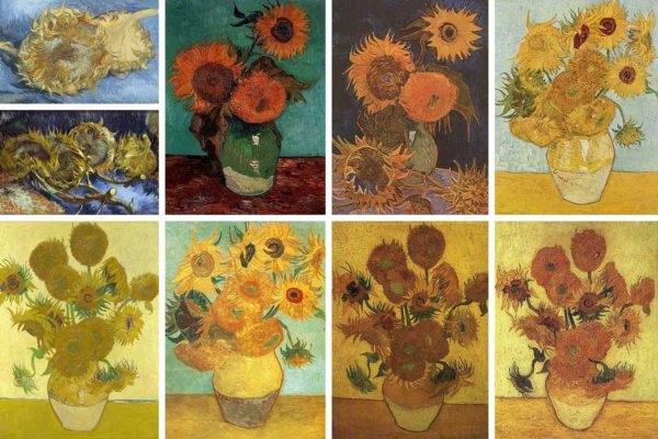 11 Картин Ван Гога с подсолнухами