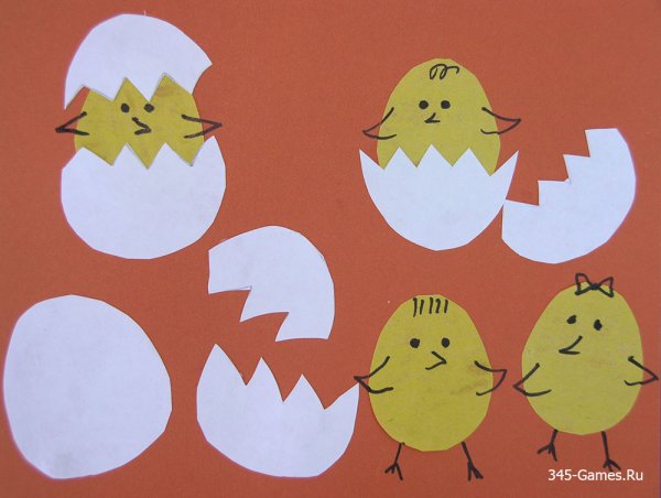 Аппликация для детей 4 лет