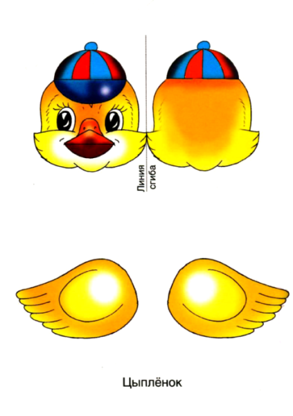 Цыпленок для вырезания