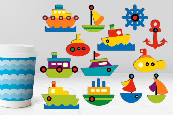 Аппликация кораблик