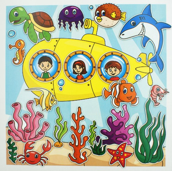 Аппликация летние забавы