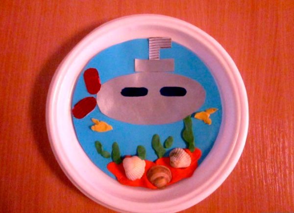 Поделки из одноразовых тарелок