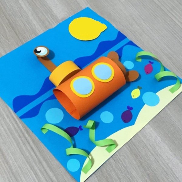 Подводная лодка поделка для детей