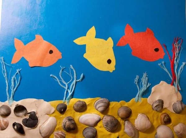 Поделка рыбка