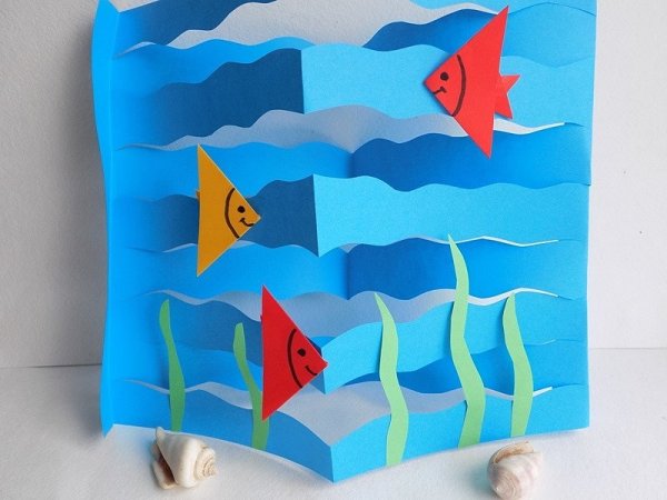 Поделки из бумаги на морскую тему