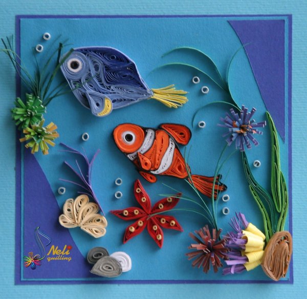 Квиллинг рыбка